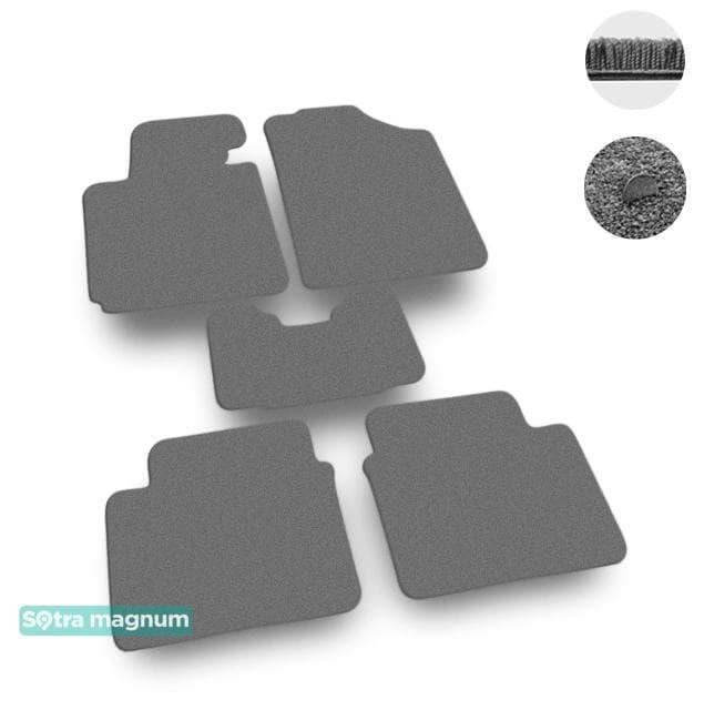 Sotra 07228-MG20-GREY Interior mats Sotra two-layer gray for Hyundai Veloster (2011-), set 07228MG20GREY