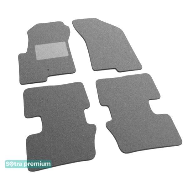 Sotra 07233-CH-GREY Interior mats Sotra two-layer gray for Jeep Compass (2011-2016), set 07233CHGREY