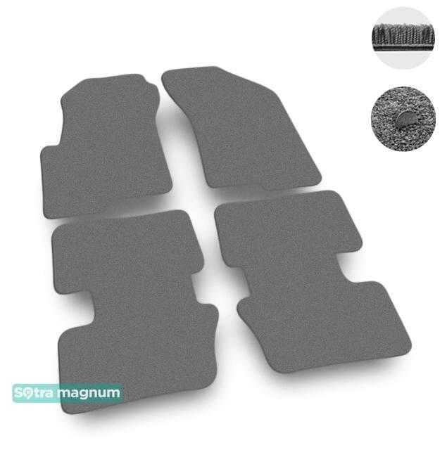 Sotra 07233-MG20-GREY Interior mats Sotra two-layer gray for Jeep Compass (2011-2016), set 07233MG20GREY