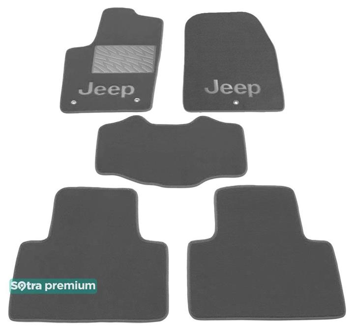 Sotra 07236-CH-GREY Interior mats Sotra two-layer gray for Jeep Grand cherokee (2011-2013), set 07236CHGREY