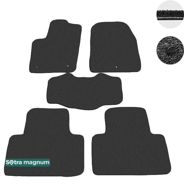 Sotra 07236-MG15-BLACK Interior mats Sotra two-layer black for Jeep Grand cherokee (2011-2013), set 07236MG15BLACK