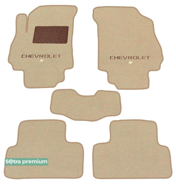Sotra 07242-CH-BEIGE Interior mats Sotra two-layer beige for Chevrolet Orlando (2011-), set 07242CHBEIGE