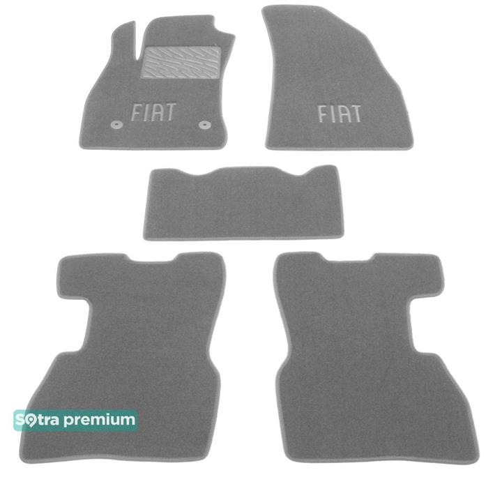 Sotra 07252-CH-GREY Interior mats Sotra two-layer gray for Fiat Doblo (2010-), set 07252CHGREY