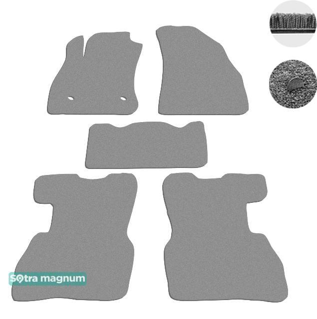Sotra 07252-MG20-GREY Interior mats Sotra two-layer gray for Fiat Doblo (2010-), set 07252MG20GREY