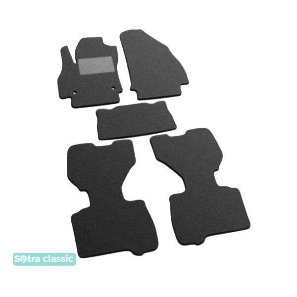 Sotra 07255-GD-GREY Interior mats Sotra two-layer gray for Fiat Fiorino / qubo (2008-), set 07255GDGREY