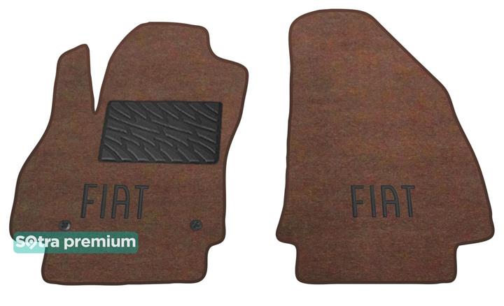 Sotra 07257-CH-CHOCO Interior mats Sotra two-layer brown for Fiat Fiorino (2008-), set 07257CHCHOCO