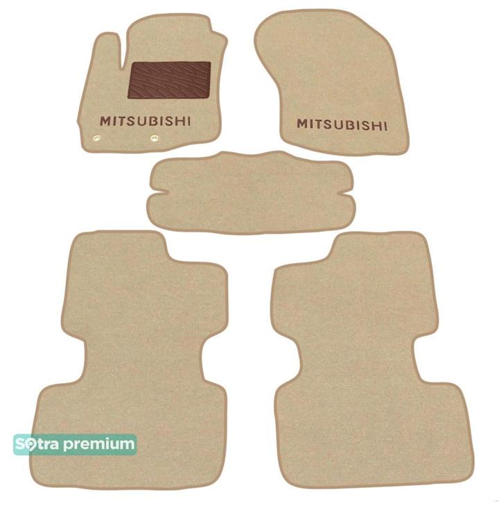 Sotra 07259-CH-BEIGE Interior mats Sotra two-layer beige for Mitsubishi Asx (2010-), set 07259CHBEIGE