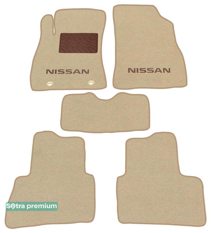 Sotra 07263-CH-BEIGE Interior mats Sotra two-layer beige for Nissan Juke (2010-2014), set 07263CHBEIGE