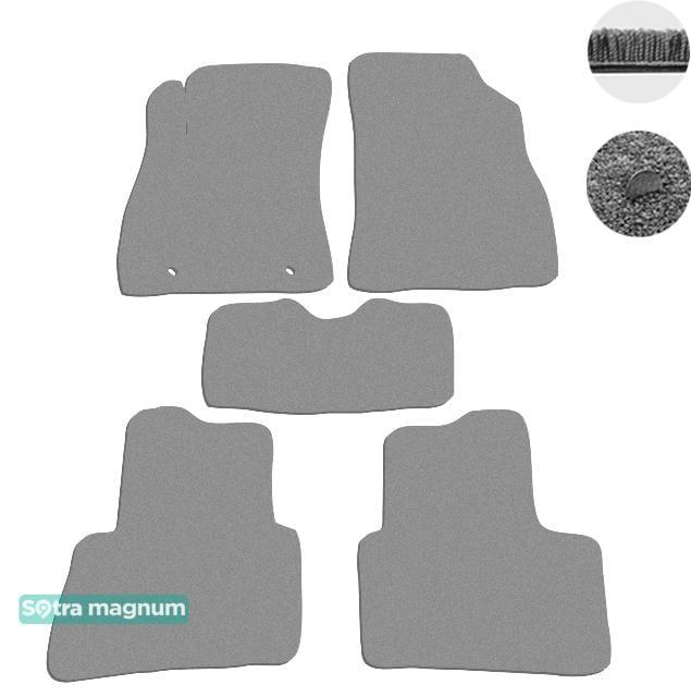 Sotra 07263-MG20-GREY Interior mats Sotra two-layer gray for Nissan Juke (2010-2014), set 07263MG20GREY