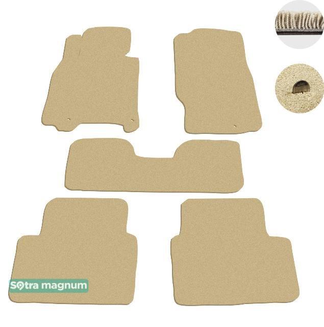 Sotra 07267-MG20-BEIGE Interior mats Sotra two-layer beige for Infiniti G (2006-2013), set 07267MG20BEIGE