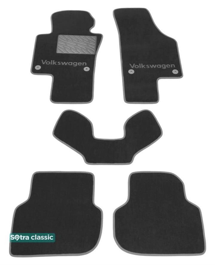 Sotra 07270-GD-GREY Interior mats Sotra two-layer gray for Volkswagen Jetta (2010-), set 07270GDGREY