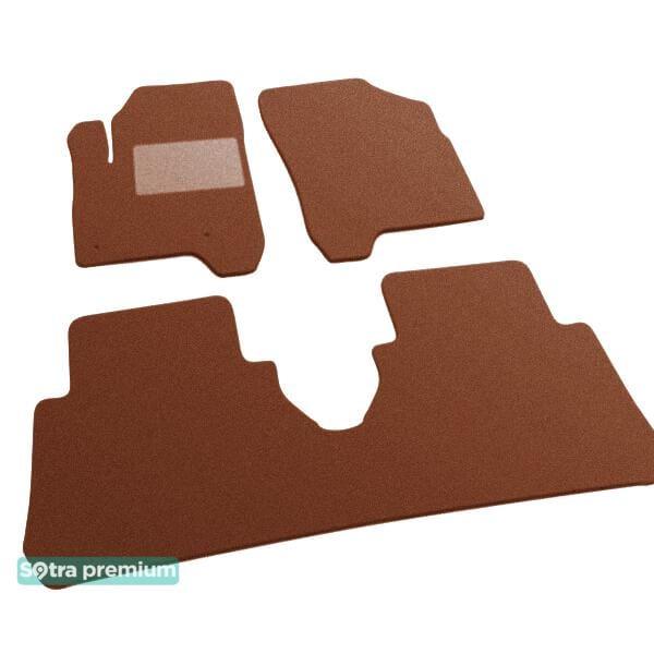 Sotra 07272-CH-TERRA Interior mats Sotra two-layer terracotta for Citroen C3 picasso (2009-), set 07272CHTERRA