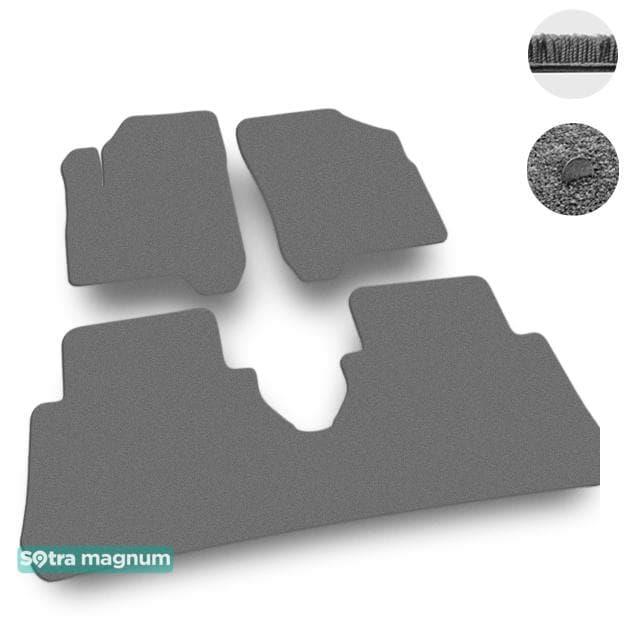 Sotra 07272-MG20-GREY Interior mats Sotra two-layer gray for Citroen C3 picasso (2009-), set 07272MG20GREY