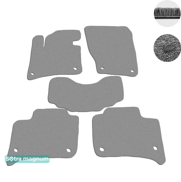 Sotra 07276-MG20-GREY Interior mats Sotra two-layer gray for Porsche Cayenne (2010-), set 07276MG20GREY