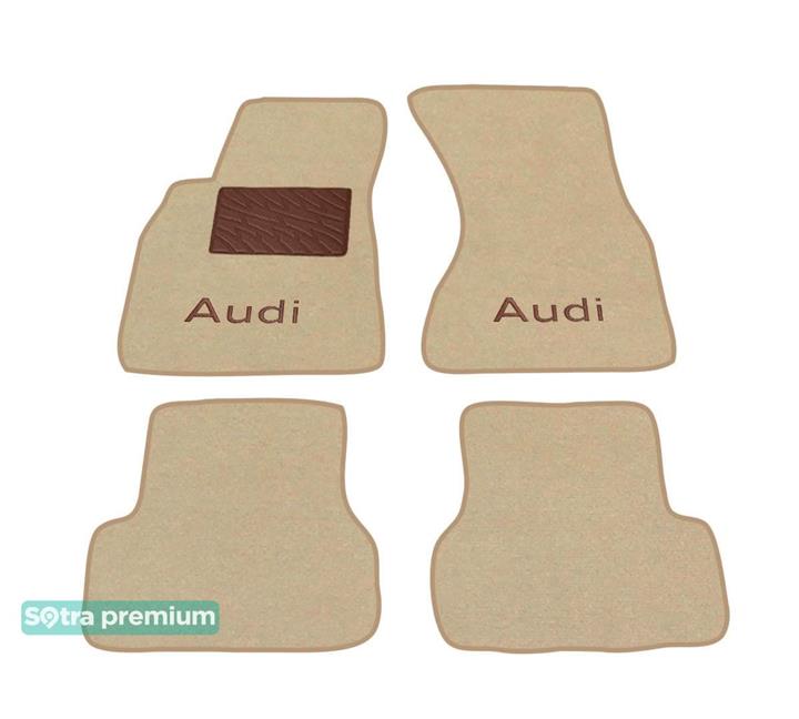 Sotra 07283-CH-BEIGE Interior mats Sotra two-layer beige for Audi A7 sportback (2010-), set 07283CHBEIGE