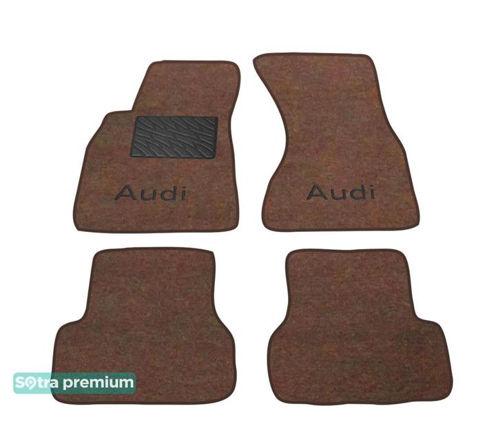 Sotra 07283-CH-CHOCO Interior mats Sotra two-layer brown for Audi A7 sportback (2010-), set 07283CHCHOCO