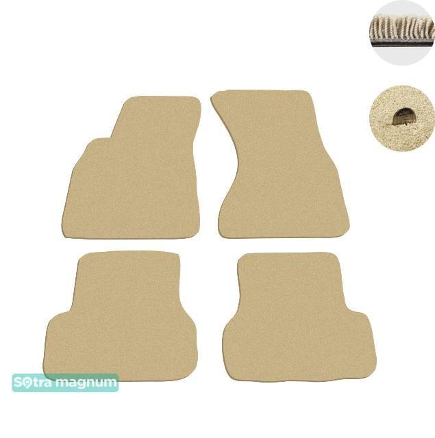 Sotra 07283-MG20-BEIGE Interior mats Sotra two-layer beige for Audi A7 sportback (2010-), set 07283MG20BEIGE