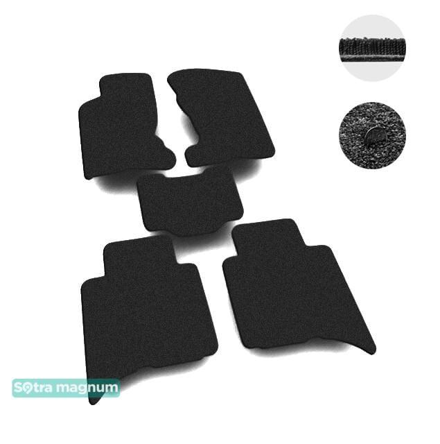 Sotra 07293-MG15-BLACK Interior mats Sotra two-layer black for Great wall Haval h5 (2009-), set 07293MG15BLACK