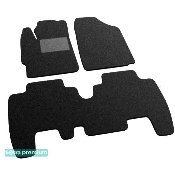 Sotra 07295-CH-BLACK Interior mats Sotra two-layer black for Great wall Voleex c10 (2010-2014), set 07295CHBLACK