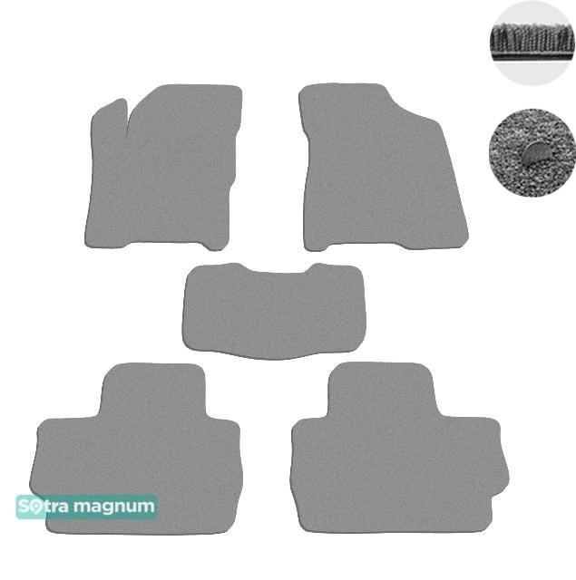 Sotra 07302-MG20-GREY Interior mats Sotra two-layer gray for Chery A13 (2011-), set 07302MG20GREY