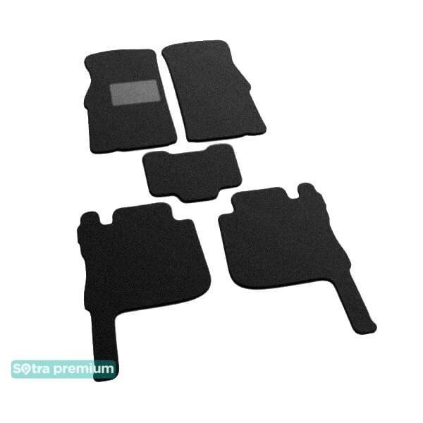 Sotra 07306-CH-BLACK Interior mats Sotra two-layer black for Great wall Wingle 5 (2010-), set 07306CHBLACK