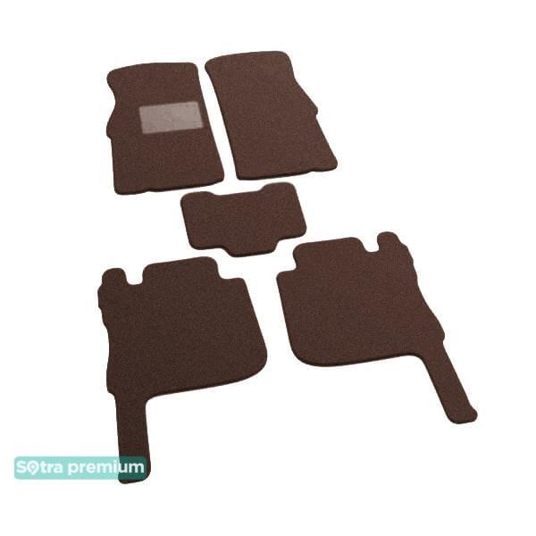 Sotra 07306-CH-CHOCO Interior mats Sotra two-layer brown for Great wall Wingle 5 (2010-), set 07306CHCHOCO