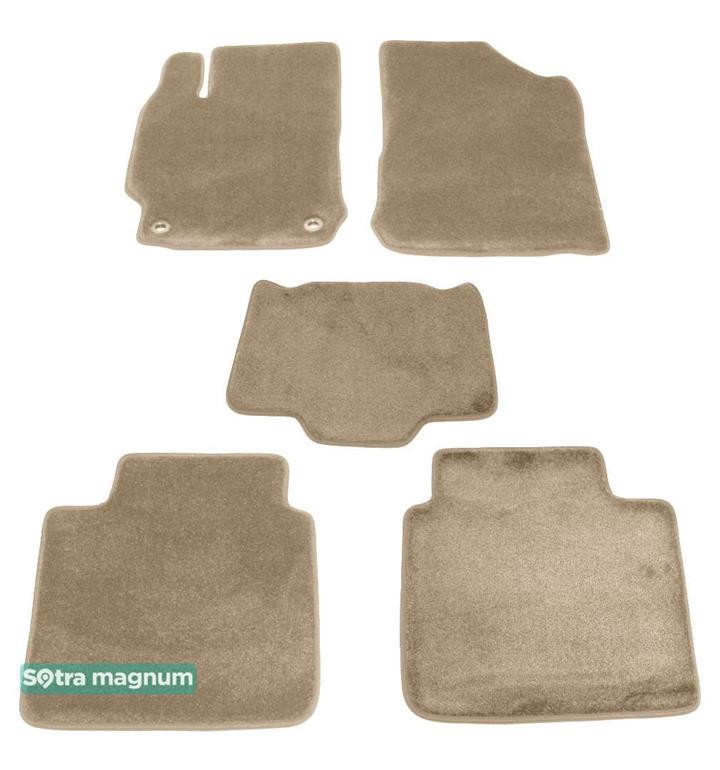 Sotra 07308-MG20-BEIGE Interior mats Sotra two-layer beige for Toyota Camry (2011-2014), set 07308MG20BEIGE