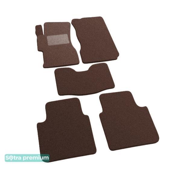 Sotra 07319-CH-CHOCO Interior mats Sotra two-layer brown for Byd F6 (2007-), set 07319CHCHOCO