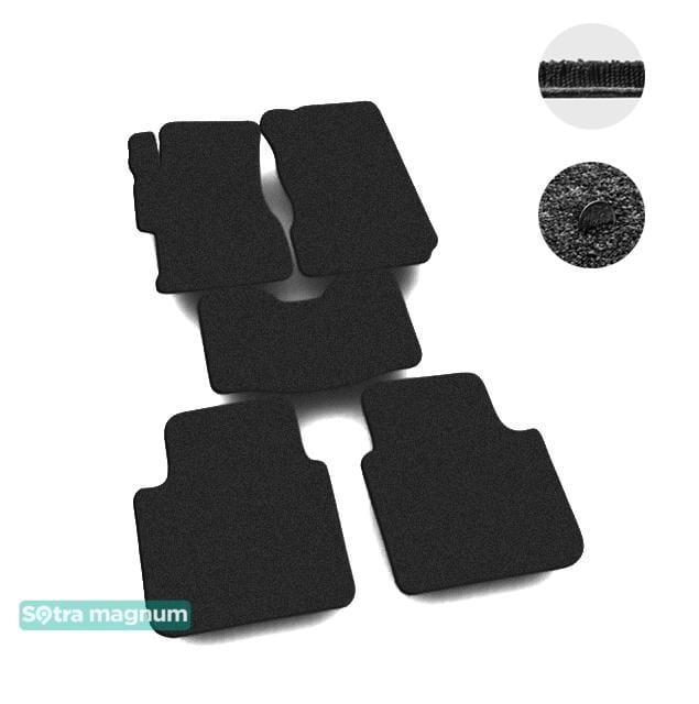 Sotra 07319-MG15-BLACK Interior mats Sotra two-layer black for Byd F6 (2007-), set 07319MG15BLACK