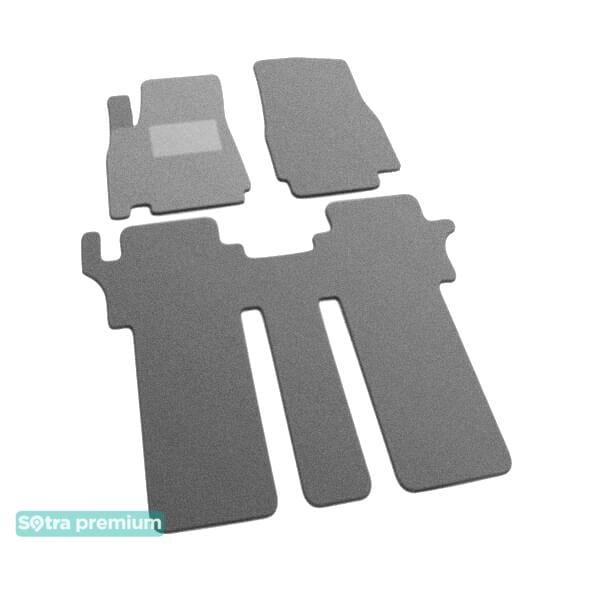 Sotra 07324-CH-GREY Interior mats Sotra two-layer gray for Byd M6 (2010-), set 07324CHGREY