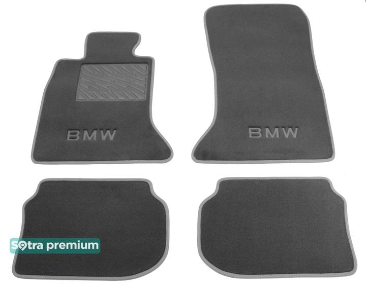 Sotra 07327-CH-GREY Interior mats Sotra two-layer gray for BMW 5-series (2010-2016), set 07327CHGREY