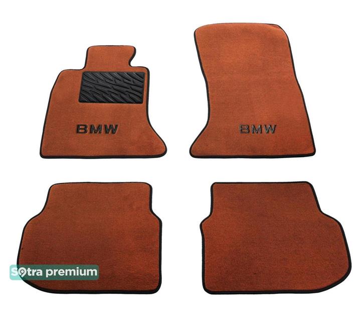 Sotra 07327-CH-TERRA Interior mats Sotra two-layer terracotta for BMW 5-series (2010-2016), set 07327CHTERRA