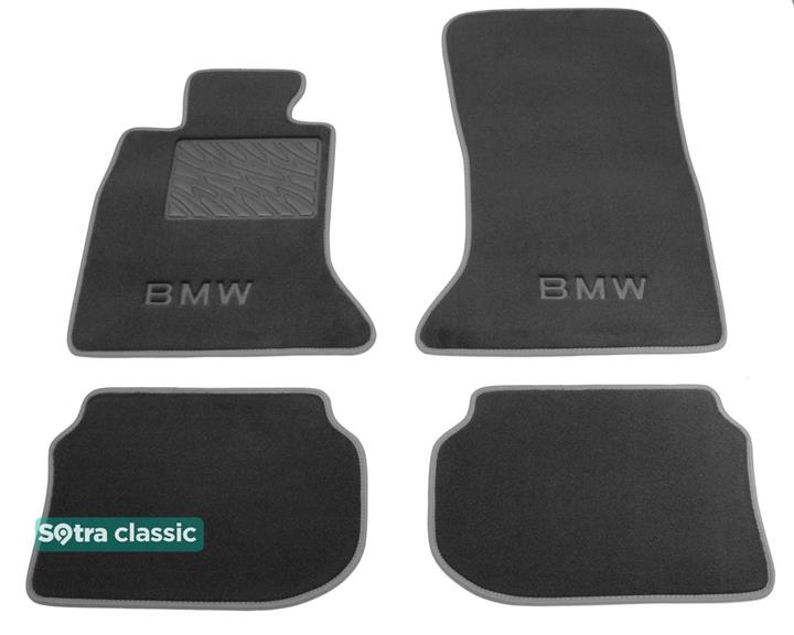 Sotra 07327-GD-GREY Interior mats Sotra two-layer gray for BMW 5-series (2010-2016), set 07327GDGREY