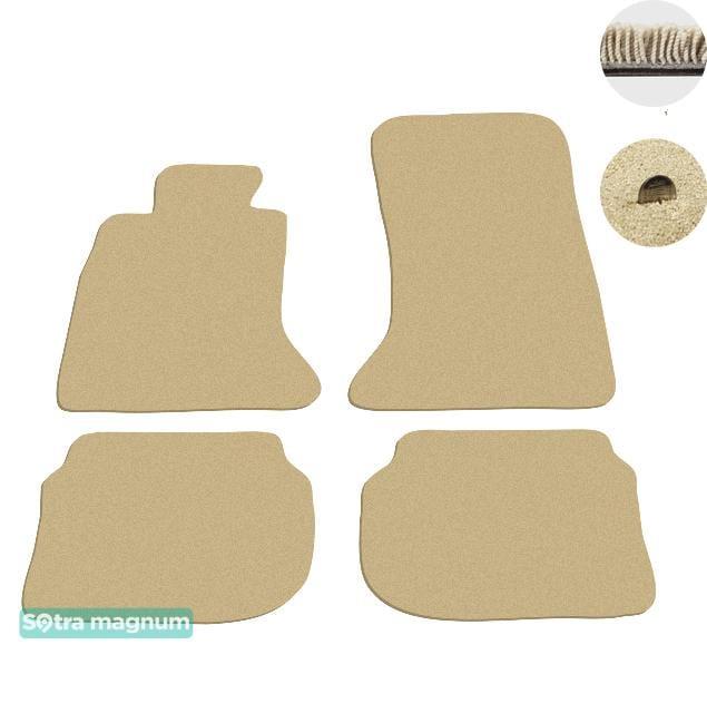 Sotra 07327-MG20-BEIGE Interior mats Sotra two-layer beige for BMW 5-series (2010-2016), set 07327MG20BEIGE