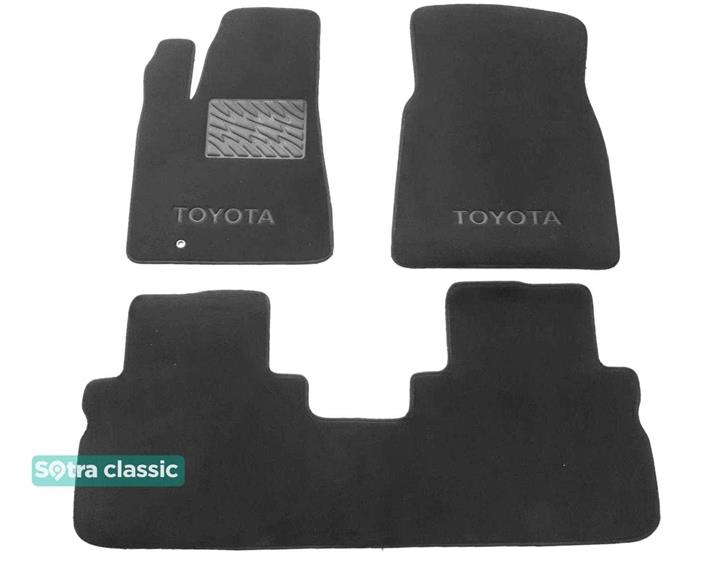 Sotra 07334-GD-GREY Interior mats Sotra two-layer gray for Toyota Highlander (2010-2013), set 07334GDGREY