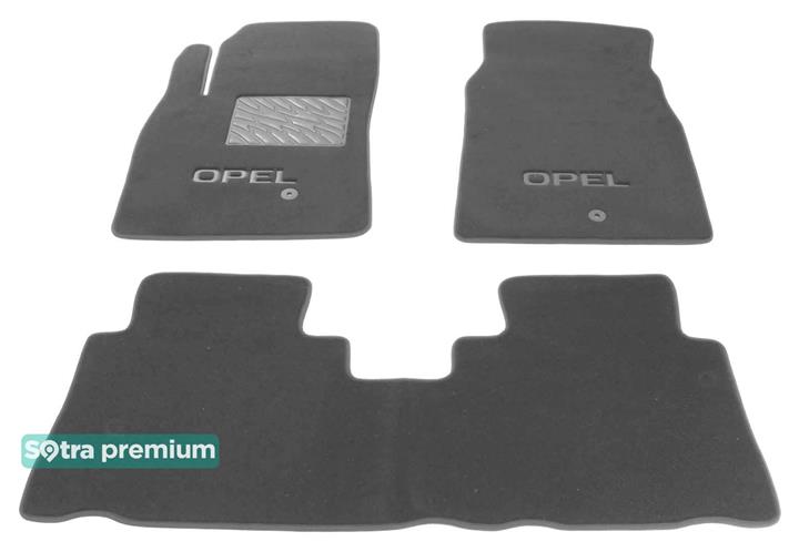 Sotra 07337-CH-GREY Interior mats Sotra two-layer gray for Opel Antara (2007-2015), set 07337CHGREY
