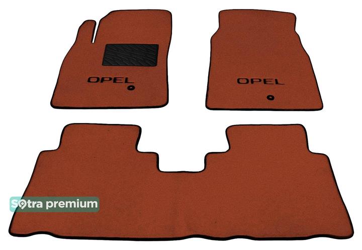 Sotra 07337-CH-TERRA Interior mats Sotra two-layer terracotta for Opel Antara (2007-2015), set 07337CHTERRA