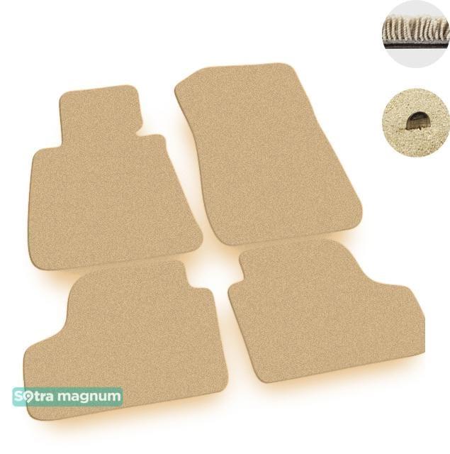 Sotra 07340-MG20-BEIGE Interior mats Sotra two-layer beige for BMW 3-series (2007-), set 07340MG20BEIGE