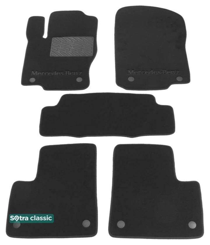 Sotra 07348-GD-GREY Interior mats Sotra Double layer gray for Mercedes Gl-class/M-class, set 07348GDGREY