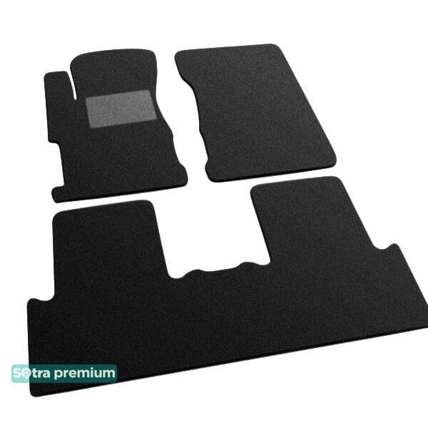 Sotra 07352-CH-BLACK Interior mats Sotra two-layer black for Honda Civic (2011-2015), set 07352CHBLACK