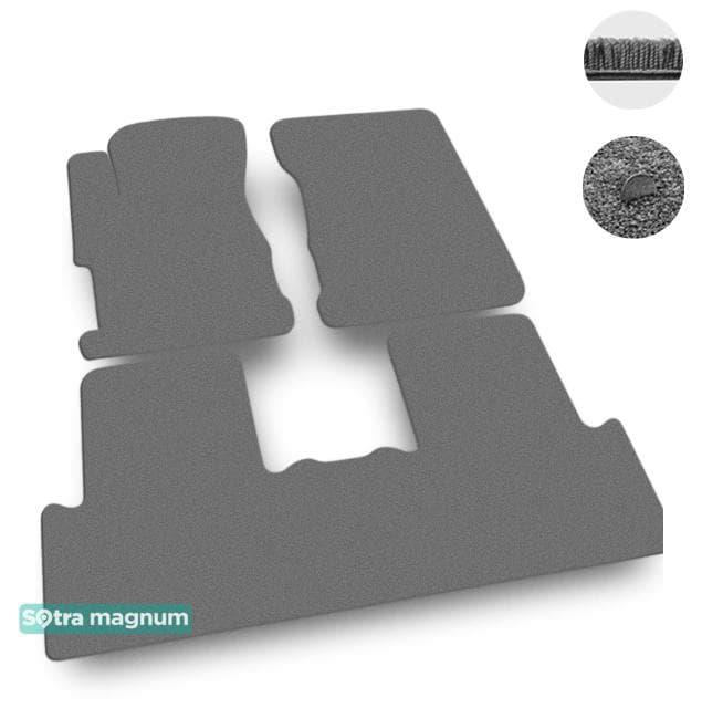 Sotra 07352-MG20-GREY Interior mats Sotra two-layer gray for Honda Civic (2011-2015), set 07352MG20GREY