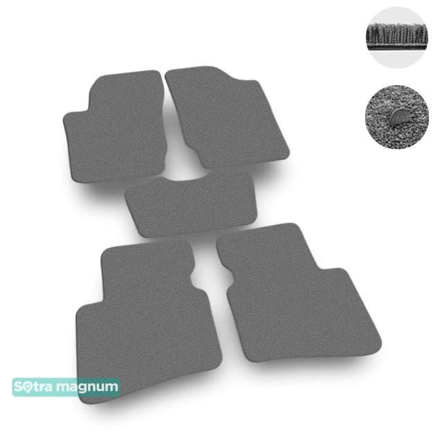 Sotra 07355-MG20-GREY Interior mats Sotra two-layer gray for KIA Cerato (2008-2012), set 07355MG20GREY