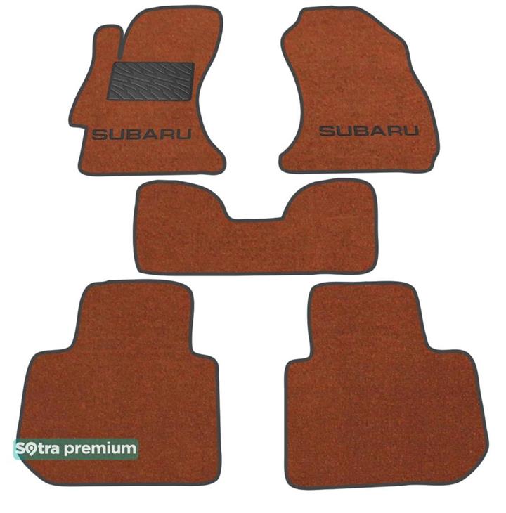 Sotra 07357-CH-TERRA Interior mats Sotra two-layer terracotta for Subaru Xv (2011-), set 07357CHTERRA