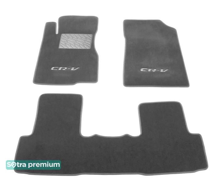 Sotra 07361-CH-GREY Interior mats Sotra two-layer gray for Honda Cr-v (2012-2014), set 07361CHGREY