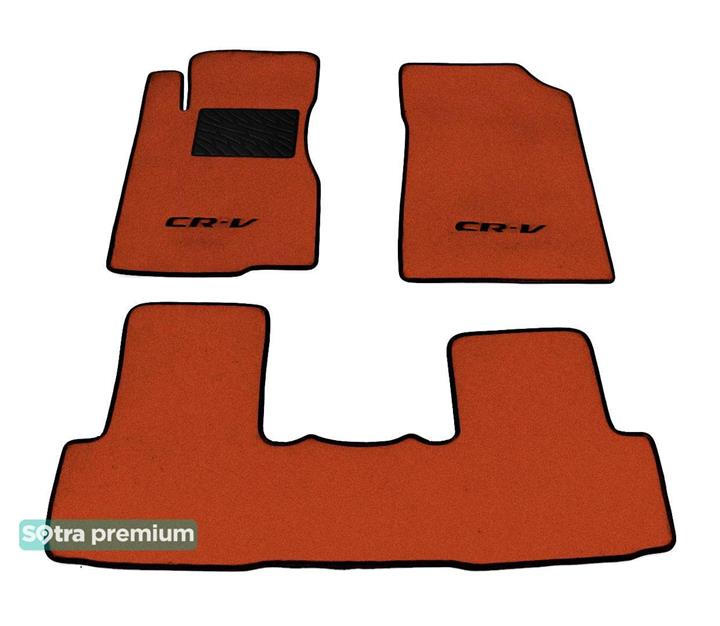 Sotra 07361-CH-TERRA Interior mats Sotra two-layer terracotta for Honda Cr-v (2012-2014), set 07361CHTERRA