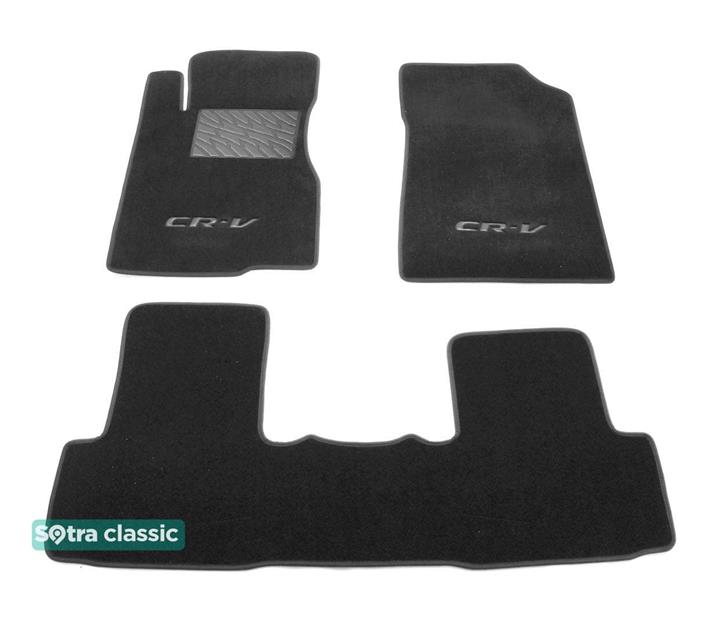 Sotra 07361-GD-GREY Interior mats Sotra two-layer gray for Honda Cr-v (2012-2014), set 07361GDGREY