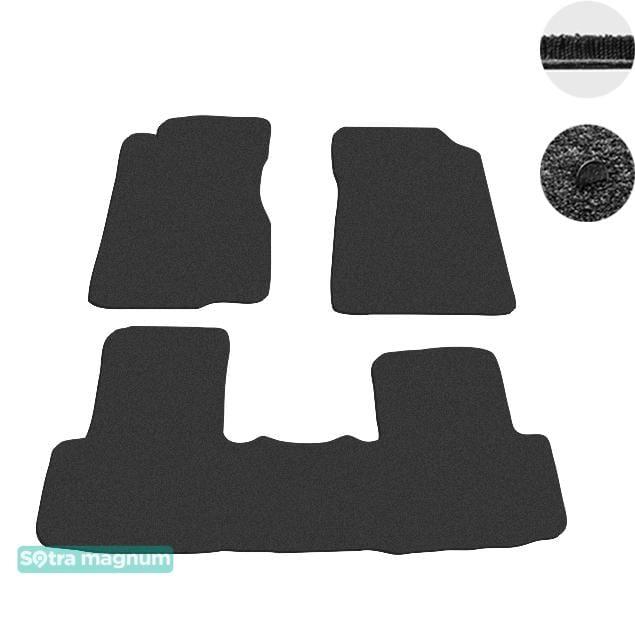 Sotra 07361-MG15-BLACK Interior mats Sotra two-layer black for Honda Cr-v (2012-2014), set 07361MG15BLACK