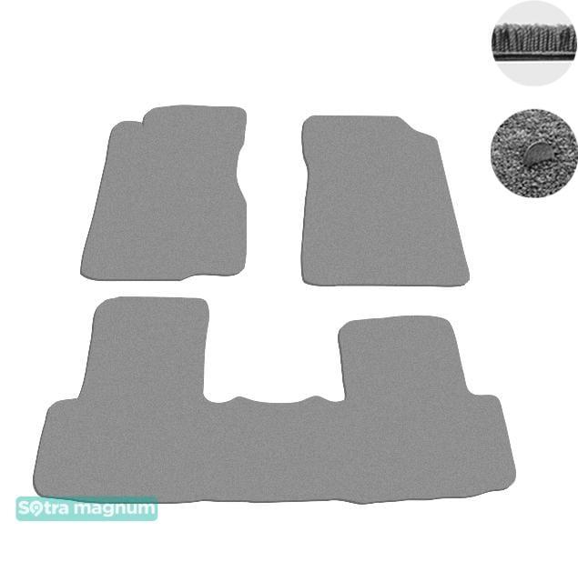 Sotra 07361-MG20-GREY Interior mats Sotra two-layer gray for Honda Cr-v (2012-2014), set 07361MG20GREY