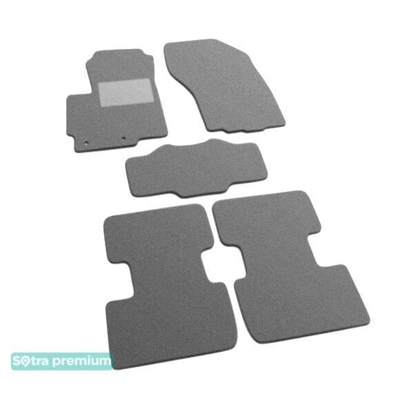 Sotra 07366-CH-GREY Interior mats Sotra two-layer gray for Peugeot 4008 (2012-), set 07366CHGREY