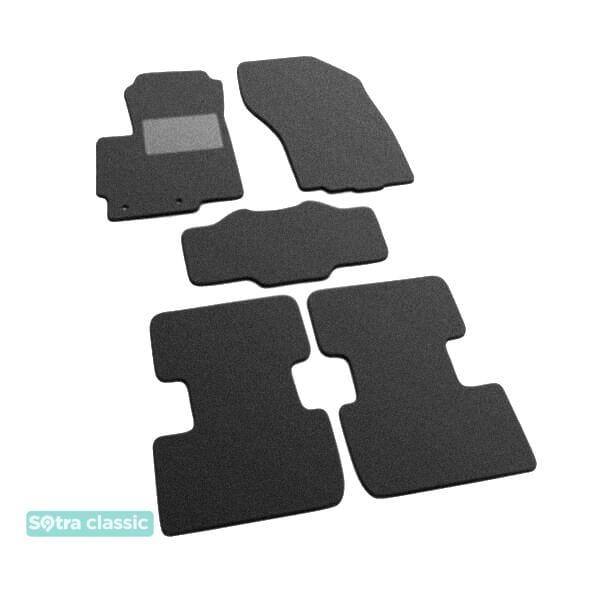 Sotra 07366-GD-GREY Interior mats Sotra two-layer gray for Peugeot 4008 (2012-), set 07366GDGREY